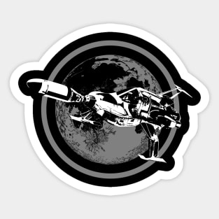 UFO Shadow interceptor Sticker